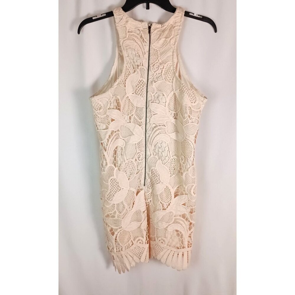 Lovers & Friends Caspian Lace Shift Mini Dress Women’s Size S White $180 - Picture 5 of 9